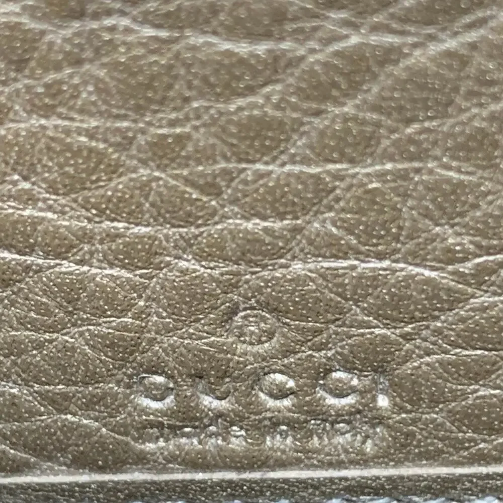 Gucci Soho Gold Leather Zip Around Continental Wallet Tassel